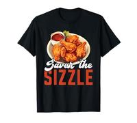 Buffalo Wings Foodie American Food Lover Ali di Pollo Maglietta
