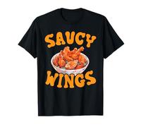 Buffalo Wings Foodie American Food Lover Ali di Pollo Maglietta