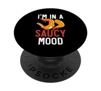 Buffalo Wings Foodie American Food Lover Ali di pollo PopSockets PopGrip Adesivo