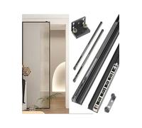 Buffer invisibile senza binari per porta scorrevole, sistema a due vie per partizione della camera da letto, facile accesso e gestione dello spazio migliorata