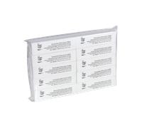 peggy sage blocco pomice bianco per unghie x