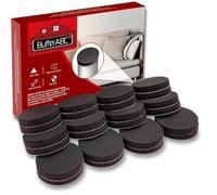 BufferABC Cuscinetti non slip, 24 pezzi da 50 mm, per pavimenti in legno di alta qualità, rotondi