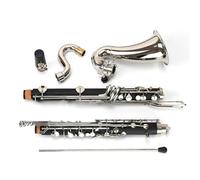 Buffet Clarinetto Basso Professionale Do Basso Mi Basso Alpacca ABS Resina Ebano(Low-e)