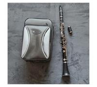 Buffet Clarinetto Professionale In Si Bemolle In Bachelite Placcato In Alpacca Tubo Nero Con Custodia Accessori