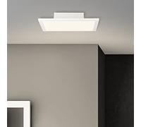 Buffi - Pannello LED da soffitto, 30 x 30 cm, colore: Bianco