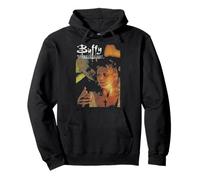 Buffy And The Master Distressed Vintage 90's TV Show Felpa con Cappuccio