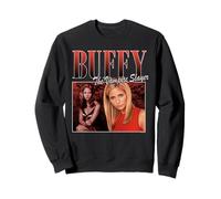 Buffy The Vampire Slayer 90's Buffy Collage TV Show Felpa