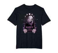 Buffy The Vampire Slayer Boho Style Vintage Buffy Portrait Maglietta, Uomo Taglie Grandi, Nero, 2X Tall