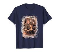 Buffy The Vampire Slayer Buffy & Giles Library Duo Vignette Maglietta