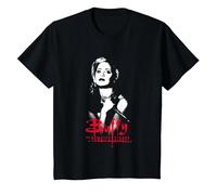 Buffy The Vampire Slayer Buffy Summers Shadowed Portrait Maglietta, Bambini, Nero, 12 Anni