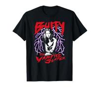 Buffy The Vampire Slayer Front And Back Lightning TV Show Maglietta