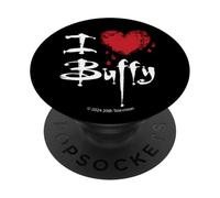 Buffy The Vampire Slayer I Love Buffy Bleeding Heart Logo PopSockets PopGrip Adesivo