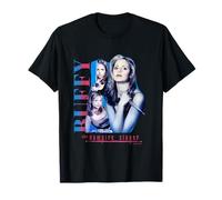 Buffy The Vampire Slayer Pink & Blue Gradient Buffy Collage Maglietta