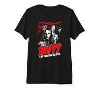 Buffy The Vampire Slayer Poster dell'orrore Vintage Maglietta Premium