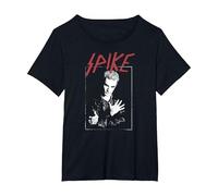 Buffy The Vampire Slayer Punk Rock Spike Maglietta, Donna Plus-Size, Nero, 1X
