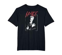 Buffy The Vampire Slayer Punk Rock Spike Maglietta, Uomo Taglie Grandi, Nero, 2X Tall