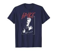 Buffy The Vampire Slayer Punk Rock Spike TV Show Maglietta, Uomo, Navy, M