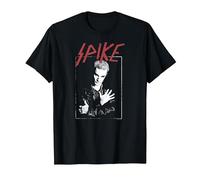 Buffy The Vampire Slayer Punk Rock Spike TV Show Maglietta, Uomo, Nero, M