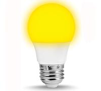 Bug Bug dal tramonto all' alba sensore lampadina, giallo ambra LED Lampadina, W (equivalente a W) A19 automatico on/off di sicurezza lampadina per portico giardino di casa (E26/e27,2200 K, 580LM)