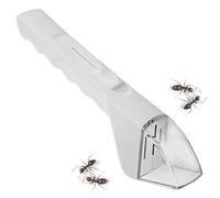 Bug Catcher - Strumento di cattura portatile, umanizzato, con finestra trasparente, contenitore per la cattura di insetti senza contatto, per esplorare la natura (bianco)