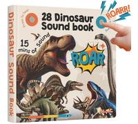 BUG DI APPRENDIMENTO Libro sonoro dei dinosauri per bambini 3-5 28 suoni realistici. Esplora i dinosauri del cielo e del mare, giocattolo educati