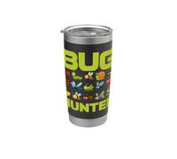 Bug Hunter Bug Catcher Insetti Amante Natura Entomologia Bambini Bicchiere termico in acciaio inox doppia parete