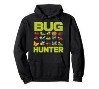Bug Hunter Bug Catcher Insetti Amante Natura Entomologia Bambini Felpa con Cappuccio