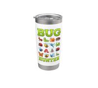Bug Hunter Entomologo Amante Insetti Entomologia Bambini Bicchiere termico in acciaio inox doppia parete