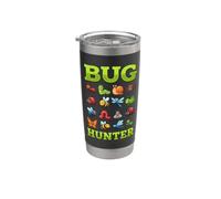 Bug Hunter Entomologo Amante Insetti Entomologia Bambini Bicchiere termico in acciaio inox doppia parete