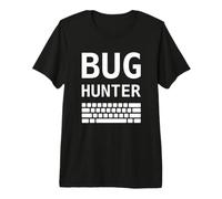 Bug Hunter & Tastiera Software Test Ingenitore Bianco Maglietta Premium