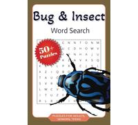Bug & Insect Word Search Puzzle Book: Word Searches with Easy to Read Print about bugs, insects, and More | 6x9 inches, 110 pages | 50+ Puzzles ...Gift for Vacations, Holidays and Free Times