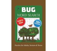 Bug Word Search Puzzle Book: Easy to Read Word Searches with Print about Bugs, Outdoors, Wildlife, and More | 6x9 inches, 110 pages | 50+ Puzzles...Gift for Vacations, Holidays and Downtime
