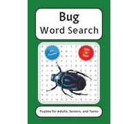 Bug Word Search Puzzle Book: Word Searches with Easy to Read Print about Bugs, Critters, Insects and More | 6x9 inches, 110 pages | 50+ Puzzles ... Gifts for Vacations, Holidays, and Free Times