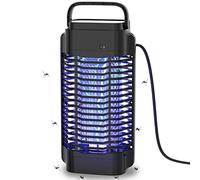 Bug Zapper Indoor, 18 W 4200 V Electric Zapper, Effective Insect Trap with UV Bulb, Portable Powered Zappers