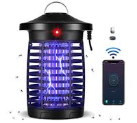 Bug Zapper Indoor Outdoor, 4000V 20W Trappola per insetti volante, Zappers elettrico può essere telecomando e controllo vocale, compatibile con Alexa e Google Home