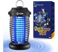 Bug Zapper Outdoor, Plug in Electric Mosquito Fly Zapper w/ 15W Light & 4200V Grid & on/Off Switch, Mosquito Traps & Killer for Indoor, Kitchen, Patio, Backyard and More (Black)