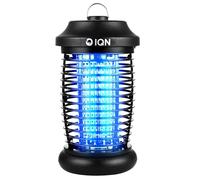 Bug Zapper Outdoor, Plug in Electric Mosquito Fly Zapper w/ 15W Light & 4200V Grid & on/Off Switch, Mosquito Traps & Killer for Indoor, Kitchen, Patio, Backyard and More (Black)