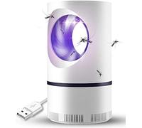 Bug Zapper, trappola elettrica per zanzare e mosche, potente lampada a sospensione insetticida per casa, interni, esterni, patio (bianco)