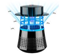 Bug Zapper - Zanzariera elettrica per esterni, con 7 luci LED viola, per casa, cortile, patio, interni