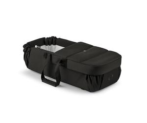 Bugaboo Baby Nest, Culla Portatile 2in1 e sacco a pelo con manici, diventa materassino di cotone e tappeto da gioco, compatibile con passeggini, reclinabile per neonati - Heritage Black