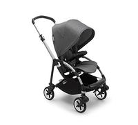 Bugaboo Bee 6, passeggino Our Greatest City, di piccole dimensioni e design compatto, leggero, pieghevole con una sola mano, telaio in alluminio e tettuccio parasole grigio mélange