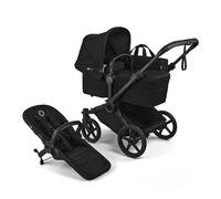 Bugaboo Donkey 6 Singolo, convertibile in modalità doppia e gemella, per neonati e bambini, doppio spazio e borsa laterale, facile da maneggiare con una sola mano, Heritage Black