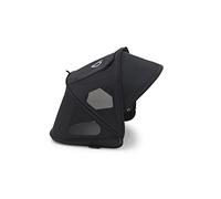 Bugaboo Dragonfly Cappottina Breezy, Estensibile per una maggiore copertura e una Protezione Solare ottimale, Resistente all'Acqua, Midnight Black