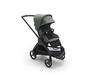 Bugaboo Dragonfly, Passeggino Leggero e Compatto per Bambini, Chiusura Facile a Una Mano in Tutte le Posizioni, Sospensioni Complete, Cesta Portaoggetti XL, Telaio Black e Cappottina Forest Green
