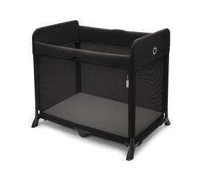 Bugaboo Stardust, 2 in 1: Parco giochi pieghevole e lettino da viaggio compatto con materasso, distribuito in 1 Secondo, Borsa da trasporto, Dai neonati ai bambini piccoli, Midnight Black