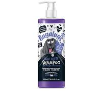 BUGALUGS Shampoo per cani - sbiancante e illuminante per tutti i colori del mantello, miglior shampoo e balsamo vegano per la toelettatura dei cani con ananas e frutto della passione (500 ml)