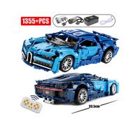 (Bugat con RC) Blocchi da costruzione da corsa Bugatti Veyron Roadster SP3 Rambo 911 giocattolo di montaggio