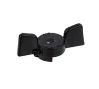 BUGATT Farfalla in Alluminio Nera per valvole e rubinetti 3/4", Multicolore, Standard