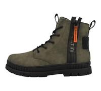 bugatti Boots stringati 'Pallario' cachi / nero, Taglia 43