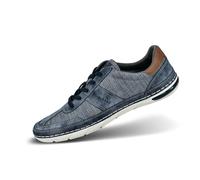 Bugatti Gienas - Sneakers Basse In Tessuto Blu - Taglia 41 [27.3cm] Scarpe Uomo